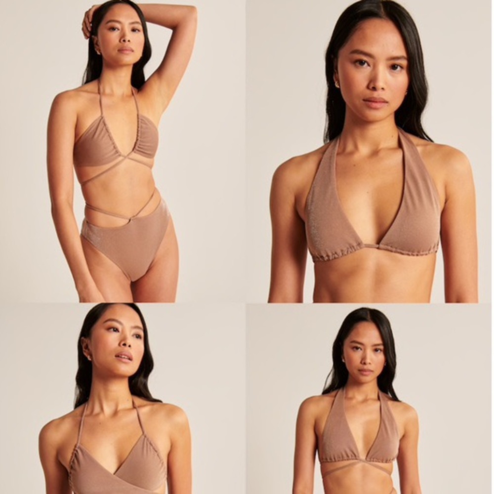 abercrombie multi way swim top XL